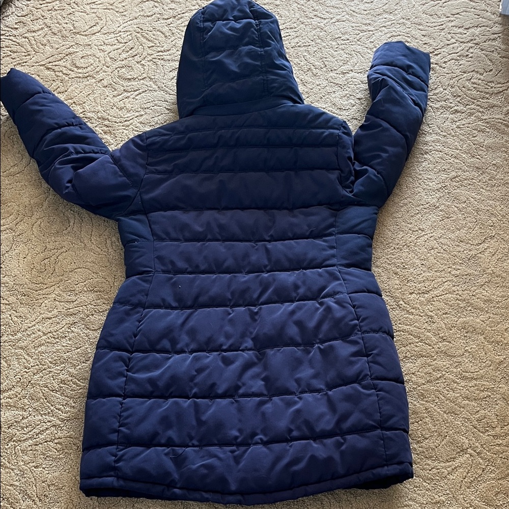 Old Navy Dark Blue Puffer Coat - Picture 5 of 7